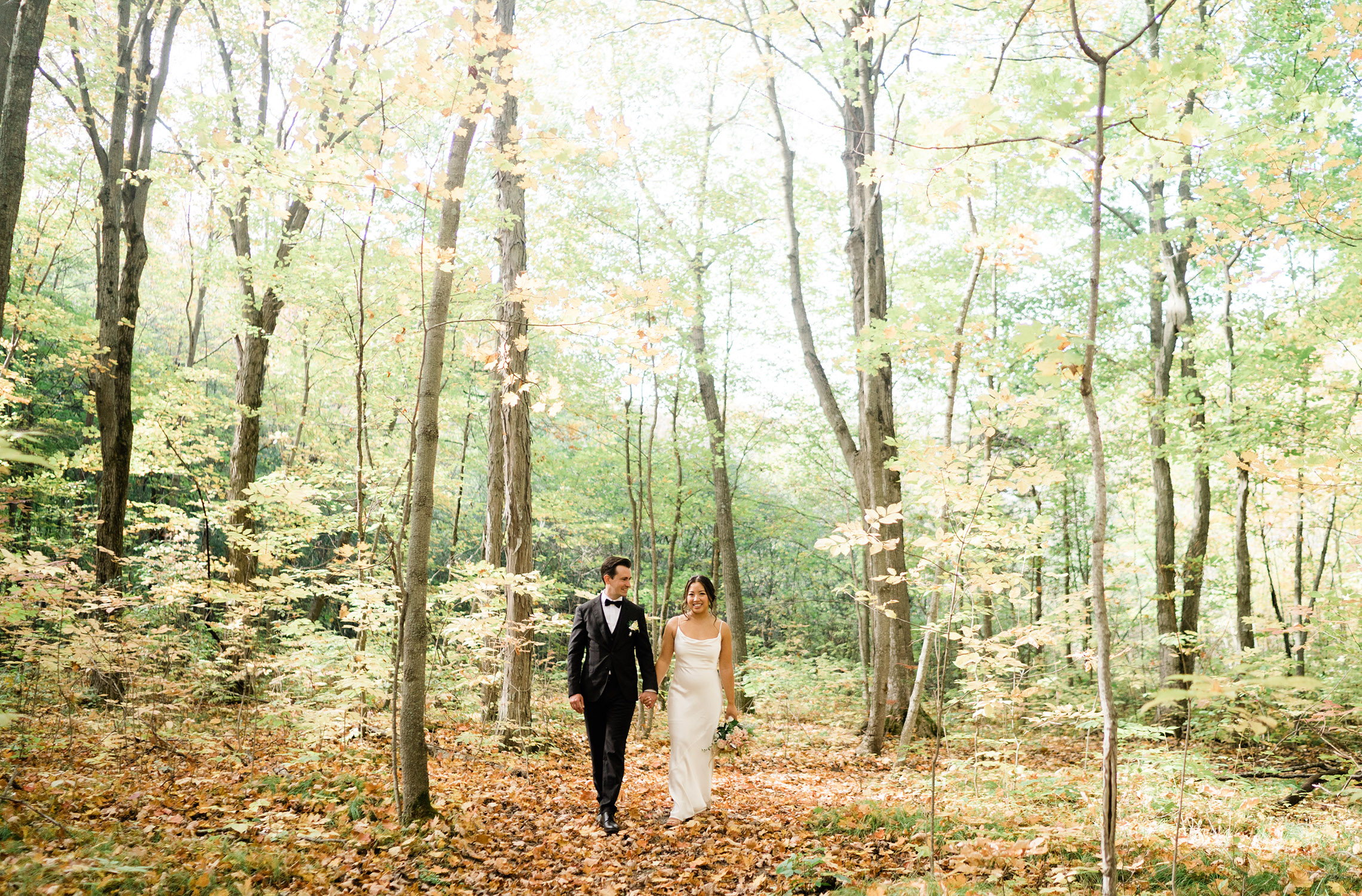 Fall wedding at Compass Rose Suites